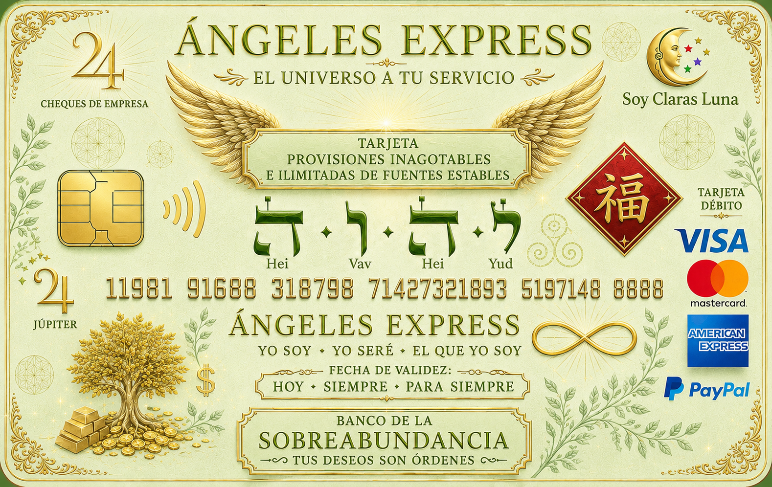 Tarjeta Express del Banco de la Abundancia — Descarga Gratuita